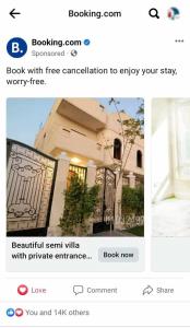 Beautiful semi villa with private entrance in Sheikh Zayed- villa queen في Sheikh Zayed: لقطه شاشة لصفحة منزل