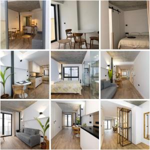 a collage of photos of a apartment at Casa SanPau in Granada