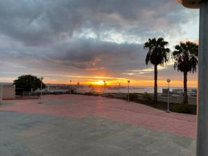 The sunrise or sunset as seen from Az apartmant or nearby