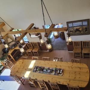 Restaurace v ubytování BuffaloPeaks Lodge