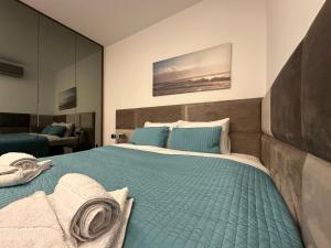 Postel nebo postele na pokoji v ubytování Apartment Kovacevic With Sea View + 37 fotografií
