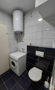 Koupelna v ubytování Apartman OMANOVIĆ