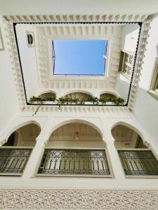 a view of the ceiling of a building at M-17 Riad & Spa in Marrakesh