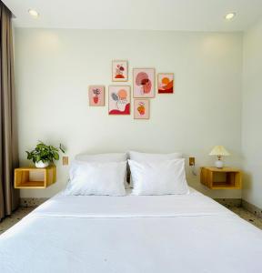 Giường trong phòng chung tại Sol Inn - Moc Chau
