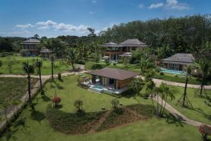 an aerial view of a house with a garden at VILLA Chacha VILLA Coco RESORT APOLLONIA in Ko Yao Noi