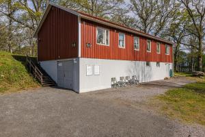 Byggingin sem hostelið er í