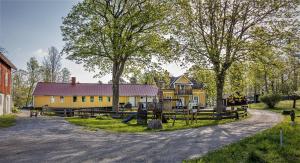 Byggingin sem hostelið er í