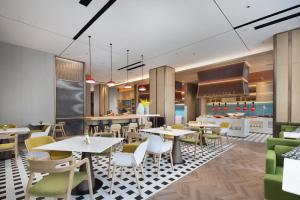 Restaurace v ubytování Home2 Suites by Hilton Guiyang Guanshanhu
