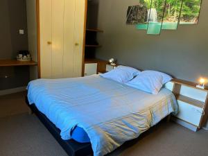 Postel nebo postele na pokoji v ubytování Auberge du désert