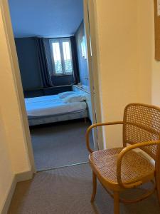 Postel nebo postele na pokoji v ubytování Auberge du désert