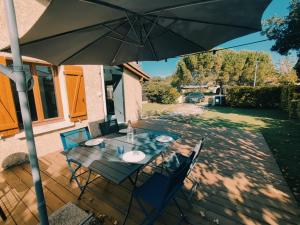 Bygningen som feriehuset ligger i