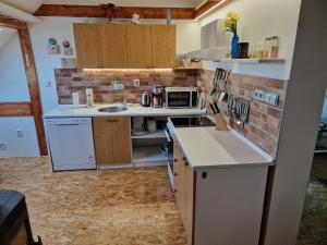 Kjøkken eller kjøkkenkrok på Holiday Home Velký Ratmírov by Interhome