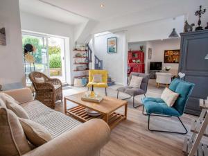 Khu vực ghế ngồi tại Holiday Home Le Bain du Papillon by Interhome