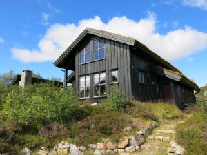 Åseral的住宿－Holiday Home Morgenro - SOW160 by Interhome，山顶上的房子