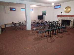 TV o dispositivi per l'intrattenimento presso Casa BnB Pappappero Monti della Laga