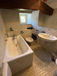 Koupelna v ubytování Auberge du désert + 36 fotografií