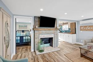 Et tv og/eller underholdning på White Horse Beach House: Plymouth