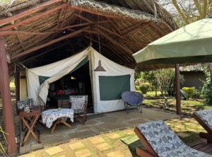 Zahrada ubytování Buffalo's Rest Greenpark-Naivasha
