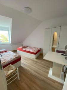 Postel nebo postele na pokoji v ubytování Annie´s Appartements