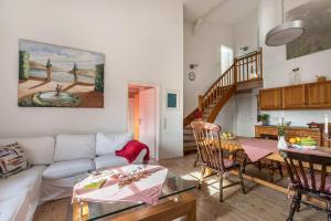 Posezení v ubytování Mühlenhof Ferienwohnung 3a