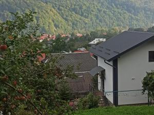 una casa con un panel solar en el techo en Legit House, en Yaremche 29 fotos más