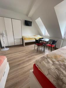 Postel nebo postele na pokoji v ubytování Annie´s Appartements