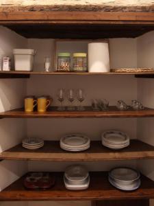 Cuisine ou kitchenette dans l'établissement CASA ARMANNI - la tua Casa di Pietra