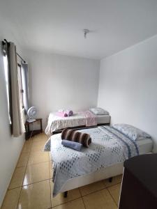 Postel nebo postele na pokoji v ubytování Apto amplo próximo a Prati