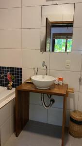 Kúpeľňa v ubytovaní Pousada Bambu Dourado