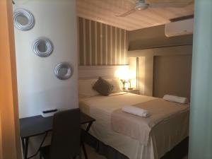Voodi või voodid majutusasutuse Hotel Vista del Mar toas