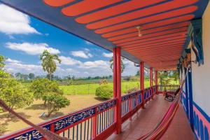 Балкон або тераса в Hotel Arrayanes del Quindío