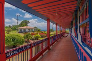 Балкон або тераса в Hotel Arrayanes del Quindío