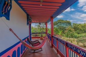 Балкон або тераса в Hotel Arrayanes del Quindío