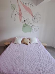 Tempat tidur dalam kamar di Torre Armonia