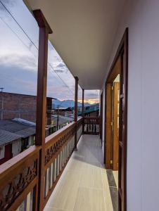 En balkon eller terrasse på OCASSO JARDIN APARTAMENTO AZULEJO