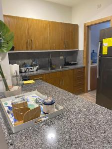 Una cocina o kitchenette en Apartment in Bayahibe with pool