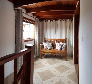 Ruang duduk di Casa Beira Mar