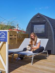 Domácí mazlíčci ubytovaní s hosty v ubytování Boathouses - Overnat på vandet ved Limfjorden