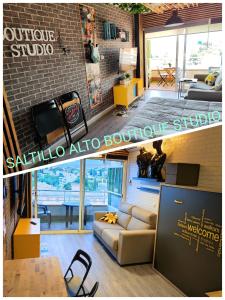 Posteľ alebo postele v izbe v ubytovaní Saltillo Alto Boutique Studio