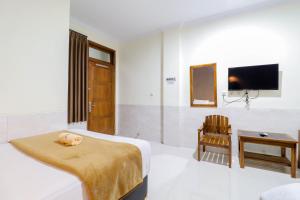 Katil atau katil-katil dalam bilik di Hotel Safara Yogyakarta