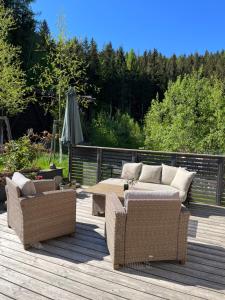 Setusvæði á SKOG HARRACHOV duplex apartment