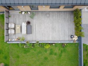 Garður fyrir utan SKOG HARRACHOV duplex apartment
