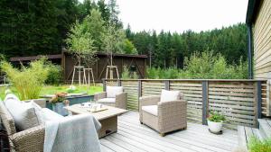 Garður fyrir utan SKOG HARRACHOV duplex apartment