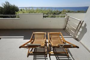 Balkón nebo terasa v ubytování Horizonte apartman