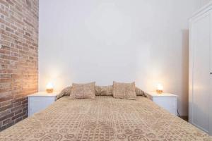 Katil atau katil-katil dalam bilik di Great apartment in Sagrada Familia with Balcony