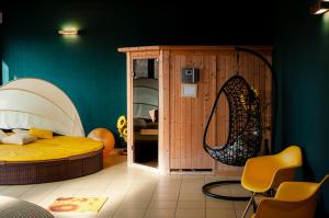 Posezení v ubytování Design Hotel Romantick