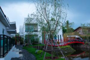 Zahrada ubytování Yunoya Riverside Villa