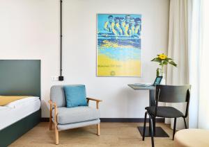 O zonă de relaxare la Living Hotel am Olympiapark