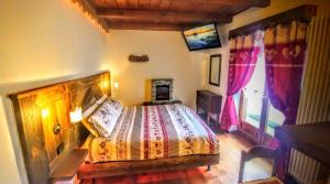 Giường trong phòng chung tại Villa Panoramica - 200Mq - SPA - Giardino Privato - 0039-34893-66818