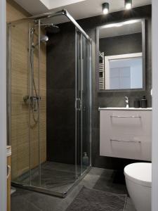 Kúpeľňa v ubytovaní Apartament Smart Kamienica Grochów with free parking